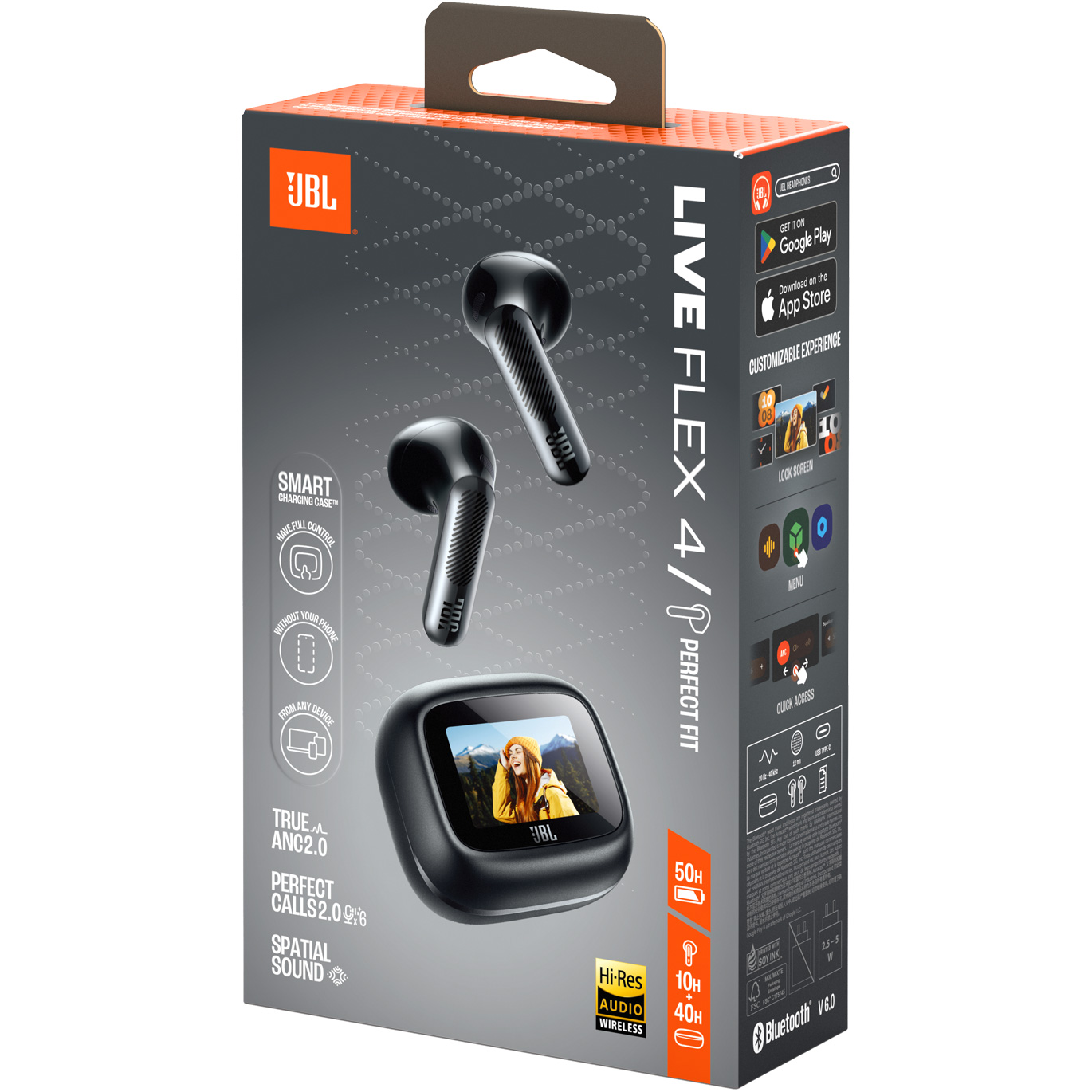 Наушники JBL Live Flex 4 Black