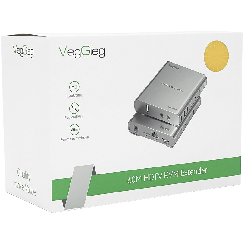 KVM-удлинитель VEGGIEG V-HD010