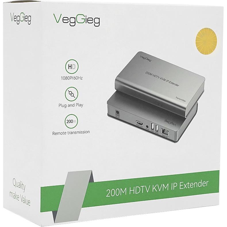 KVM-удлинитель VEGGIEG V-HD012