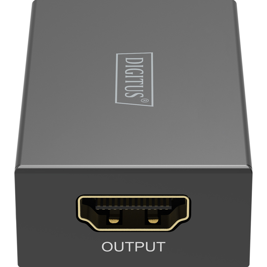 Ретранслятор DIGITUS 8K@60Hz HDMI v2.1 Black (DS-55341)
