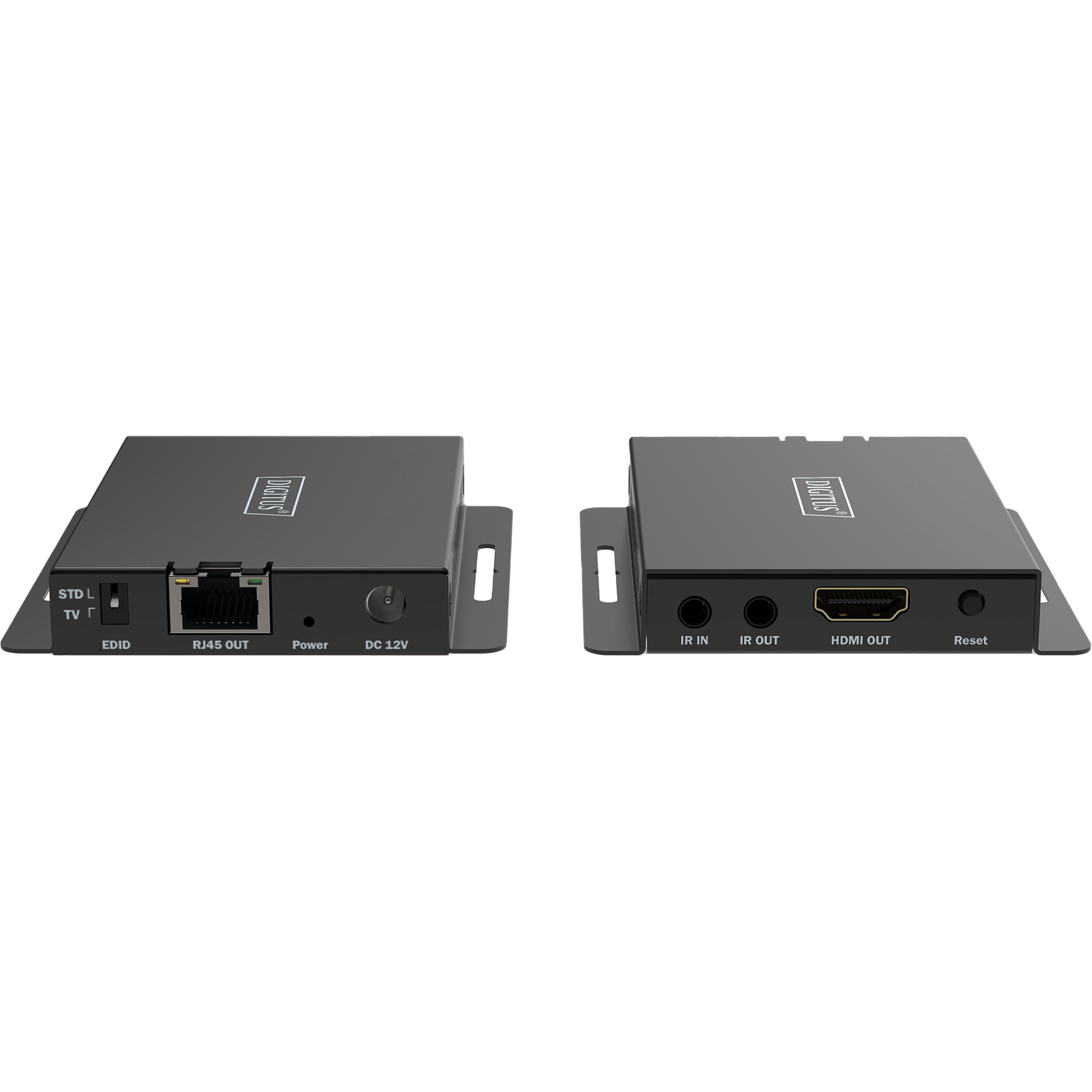 Удлинитель HDMI по витой паре DIGITUS 4K@120Hz Extender Set v2.1 Black (DS-55342)