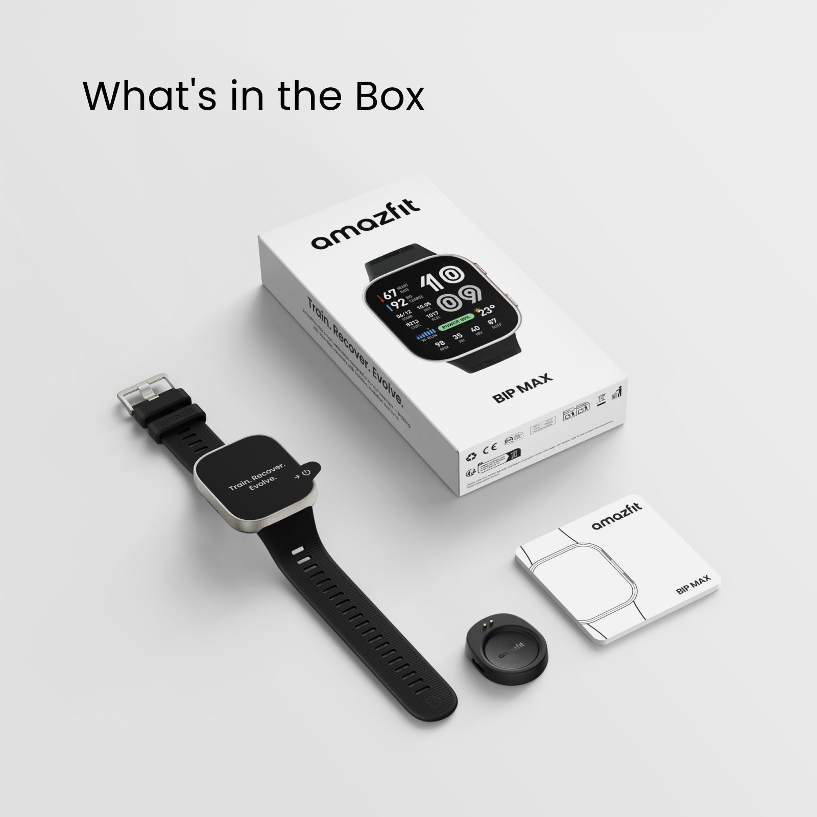 Смарт-годинник AMAZFIT Bip Max Silver (W2568AP1N)