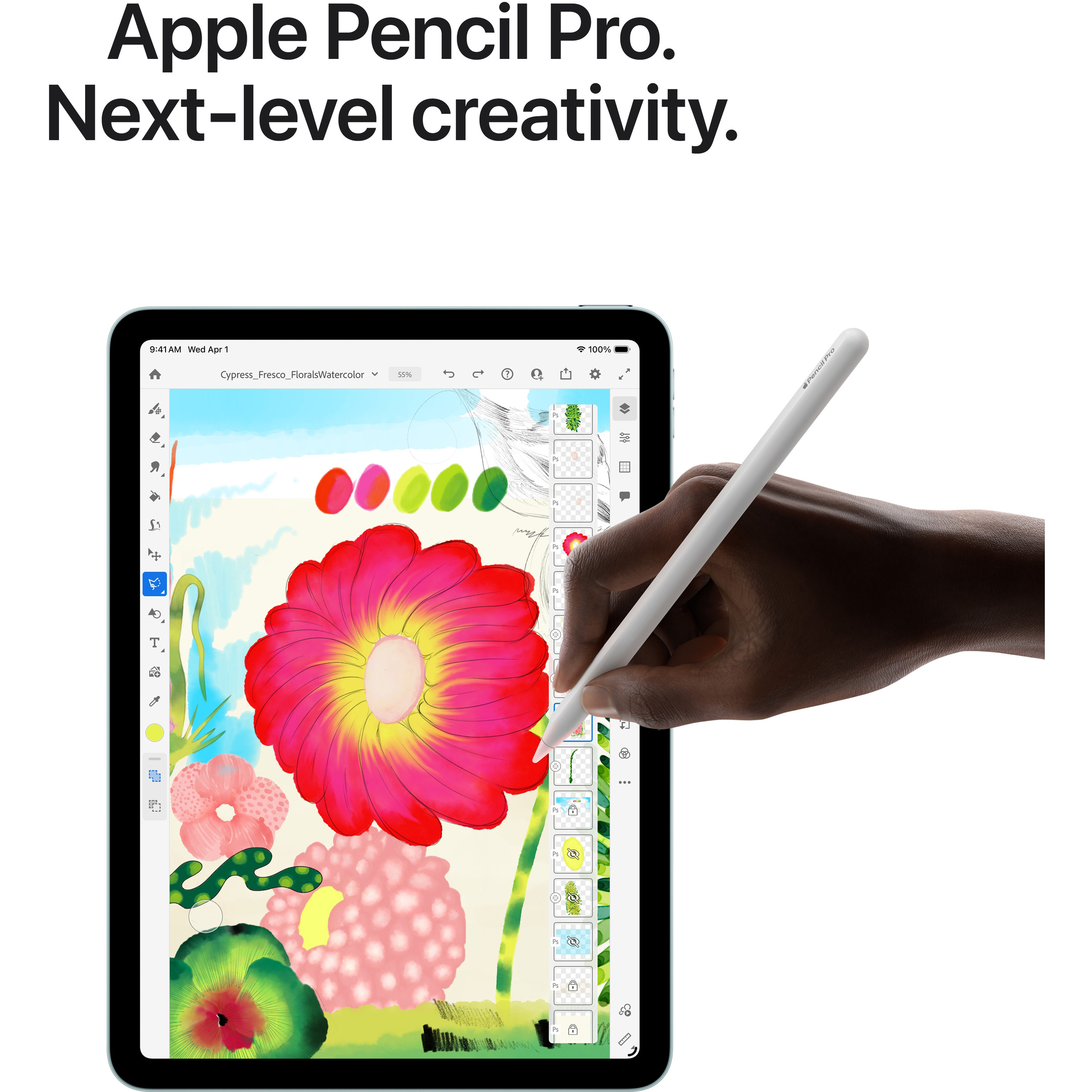 Планшет APPLE iPad Air M4 11" Wi-Fi 128GB Blue (MH314TY/A)