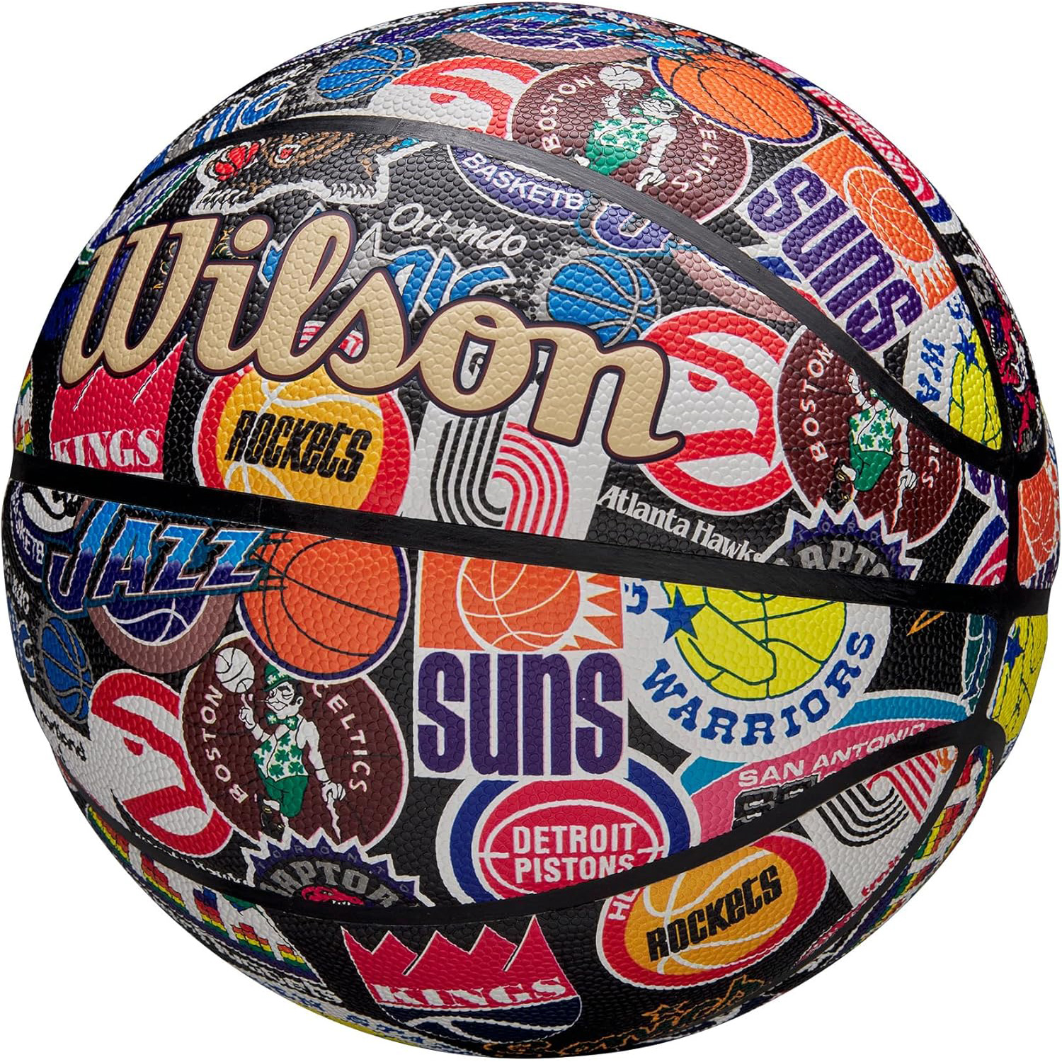 Мяч баскетбольный WILSON NBA All Team Retro Size 7 (WZ4028501XB7)