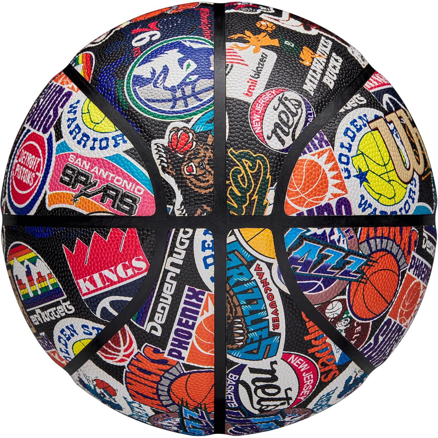 Мяч баскетбольный WILSON NBA All Team Retro Size 7 (WZ4028501XB7)