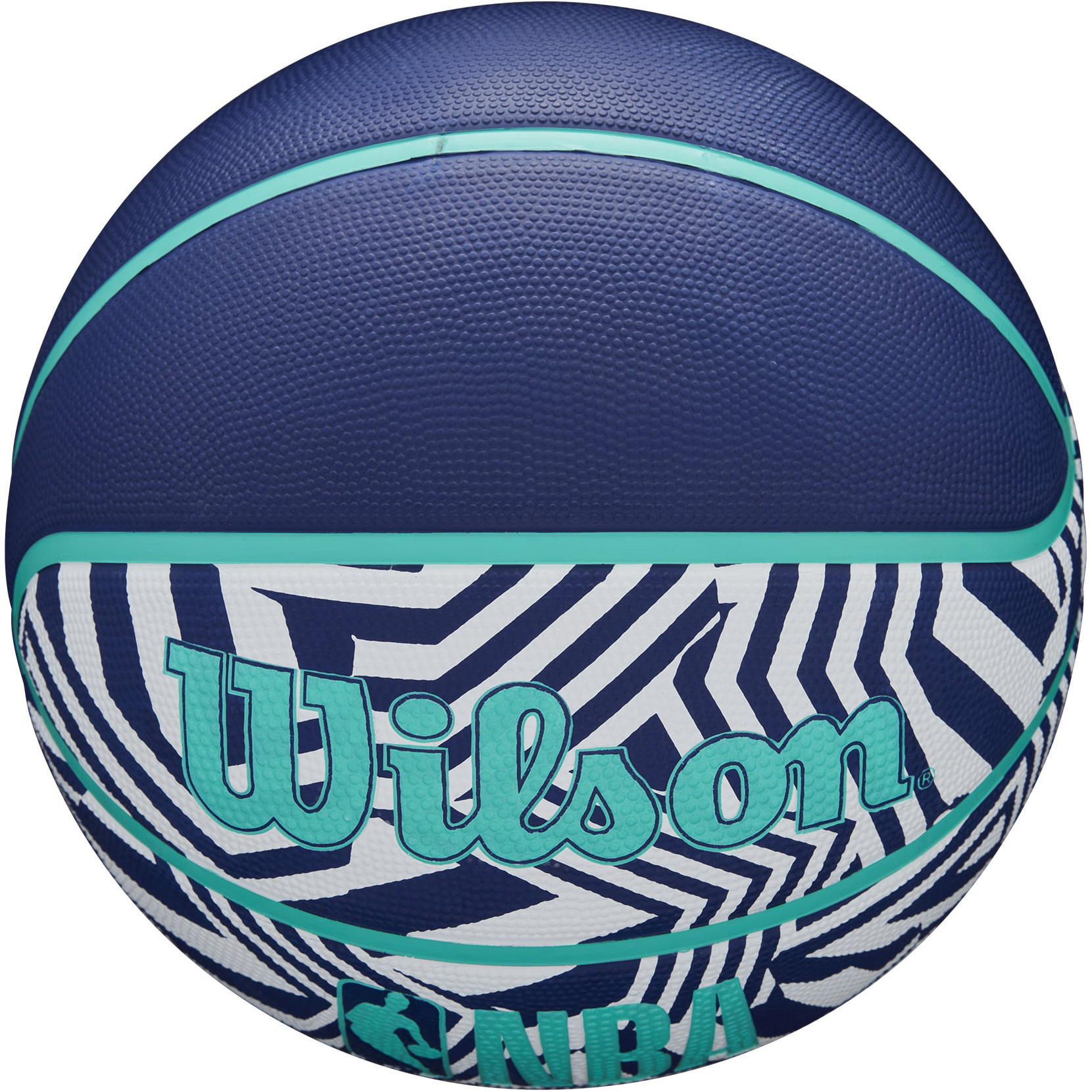 М'яч баскетбольний WILSON NBA DRV Plus Dazzle Camo Indigo Size 5 (WZ3016102XB5)