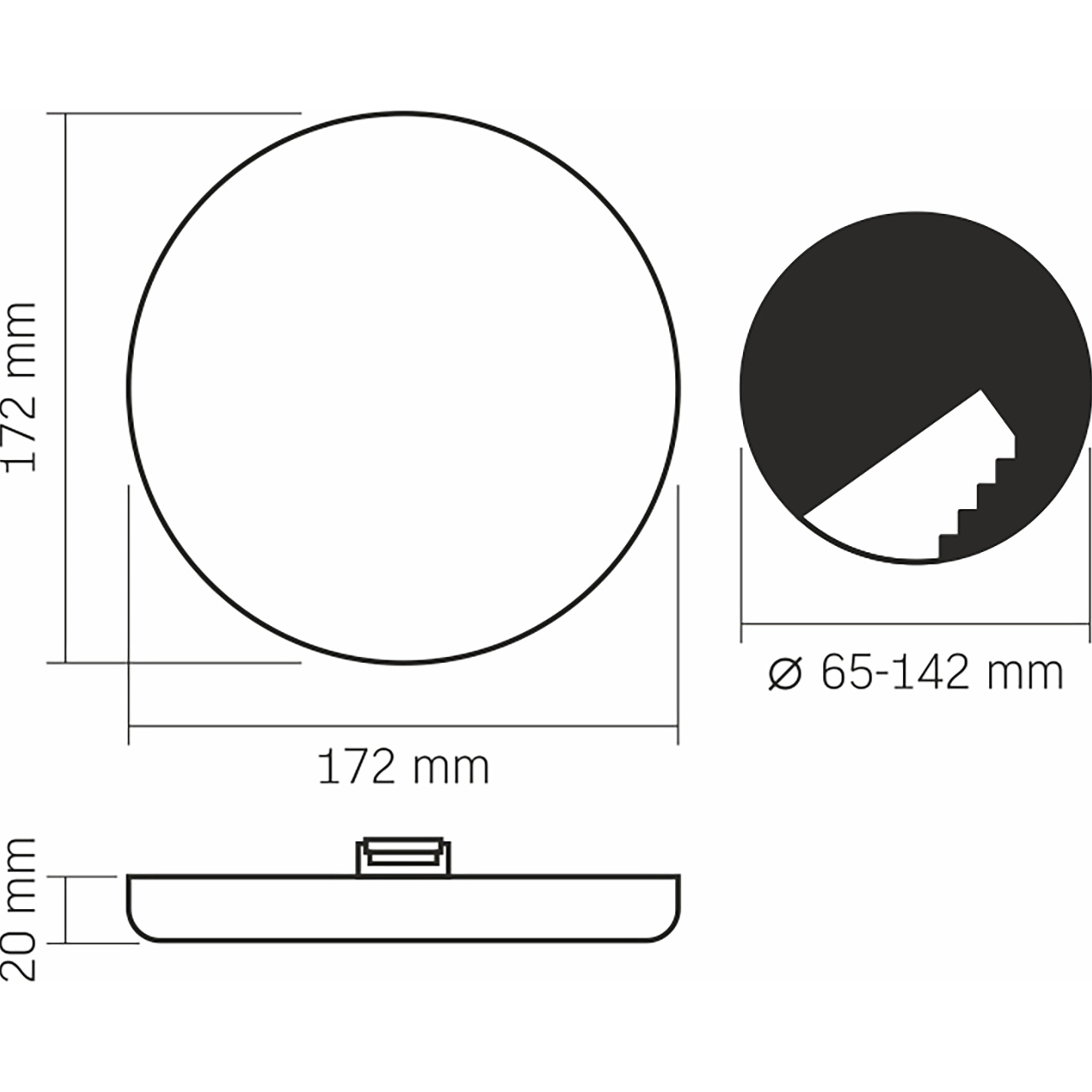 Светильник VIDEX Frameless Downlight VLE-DLFR-244 White 24W 4000K