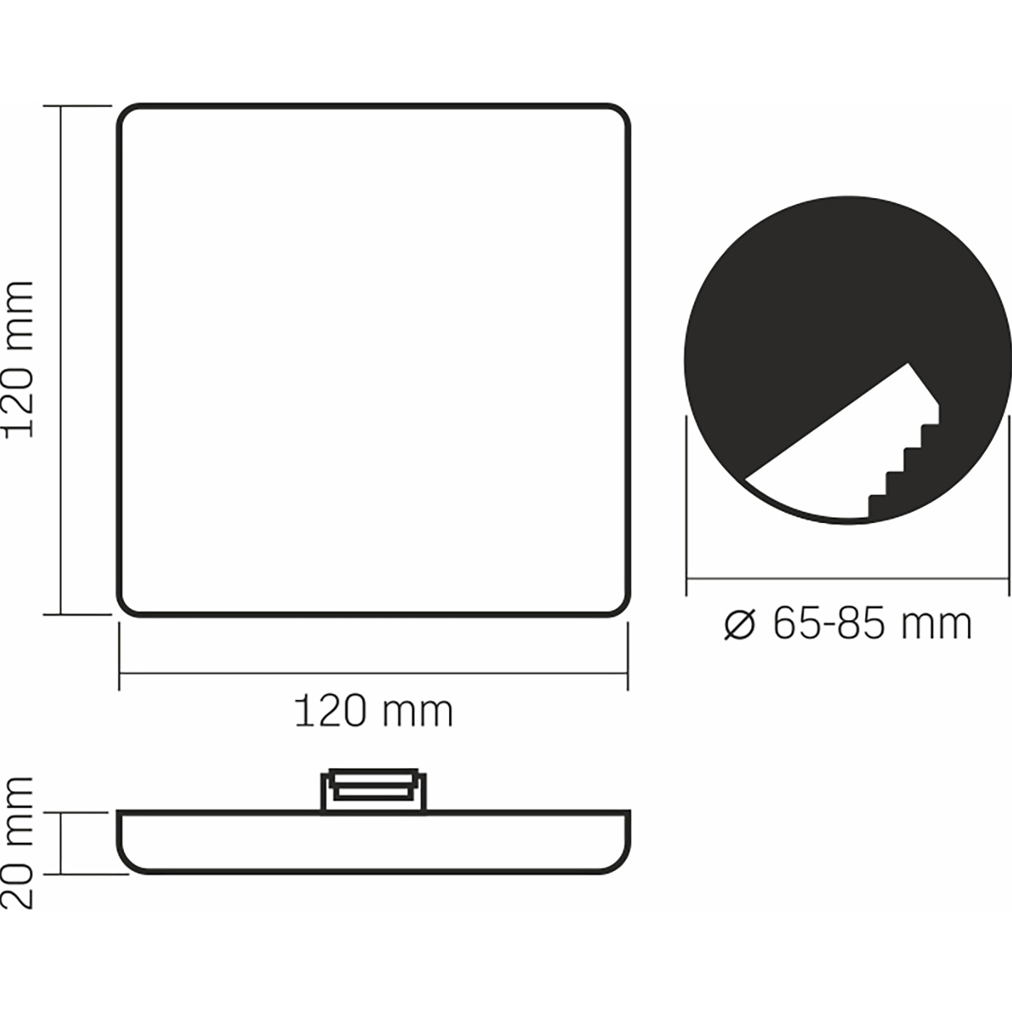 Светильник VIDEX Frameless Downlight VLE-DLFS-154 White 15W 4000K