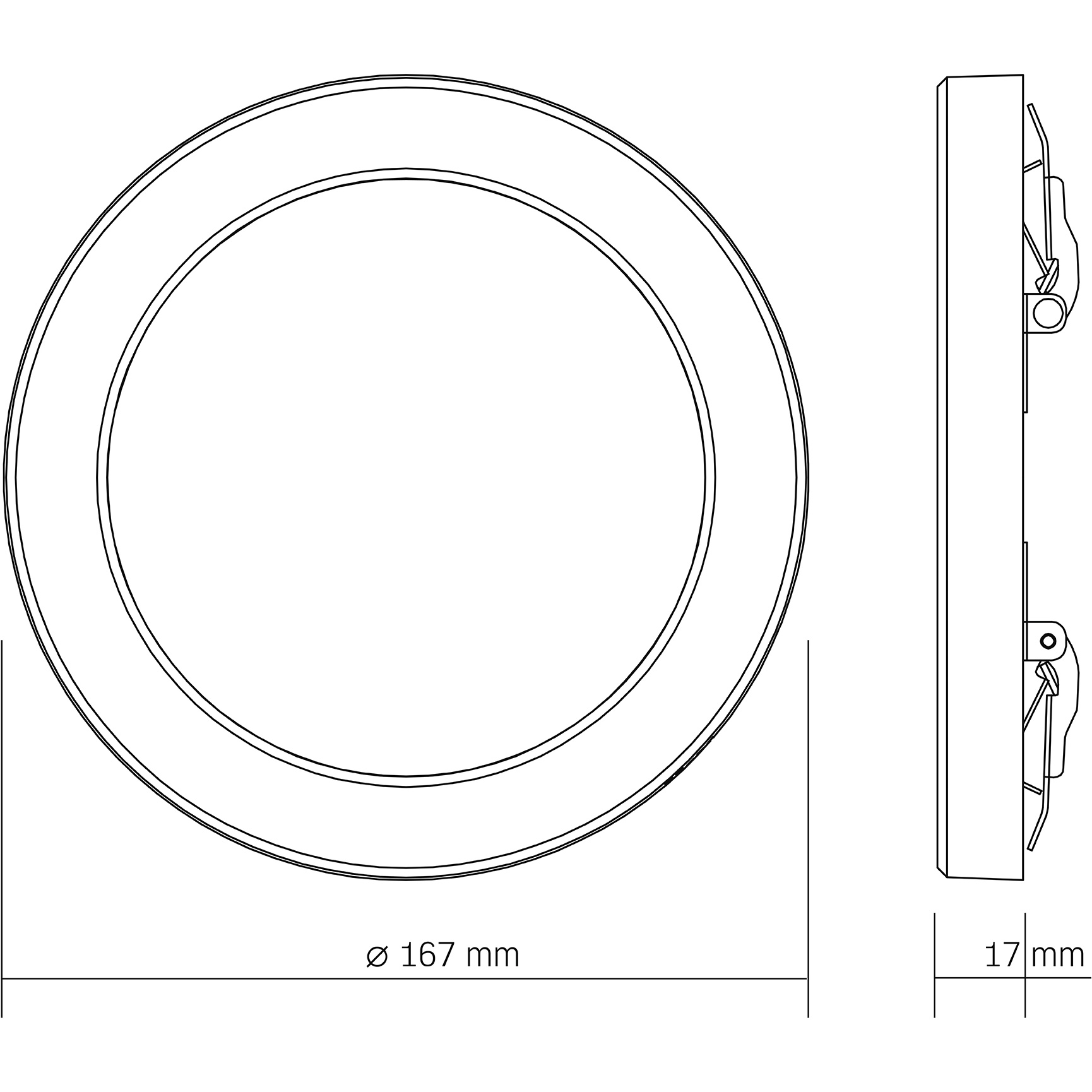 Светильник VIDEX Downlight VL-DL6R-12CW White 12W 3000-6500K