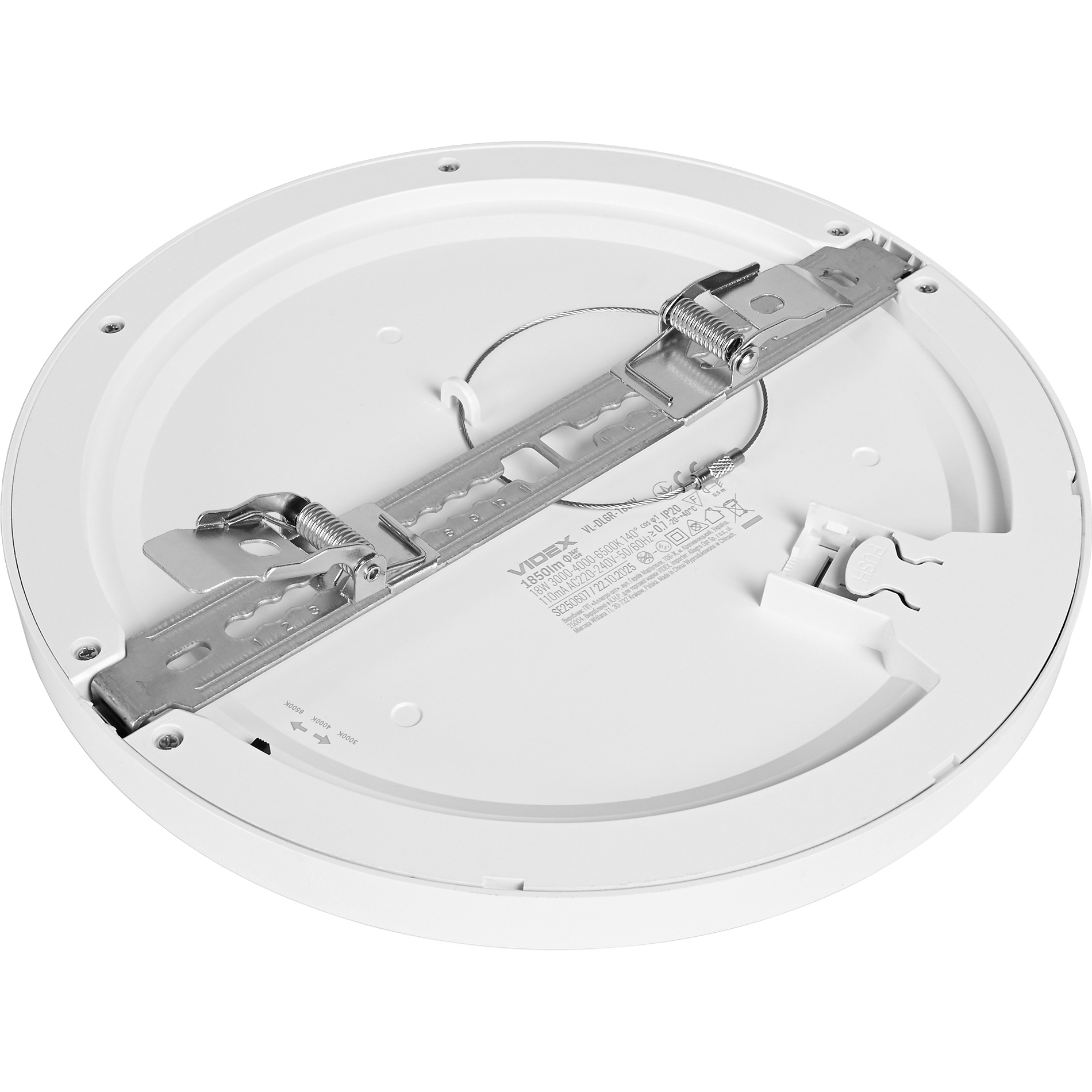 Светильник VIDEX Downlight VL-DL6R-18CW White 18W 3000-6500K