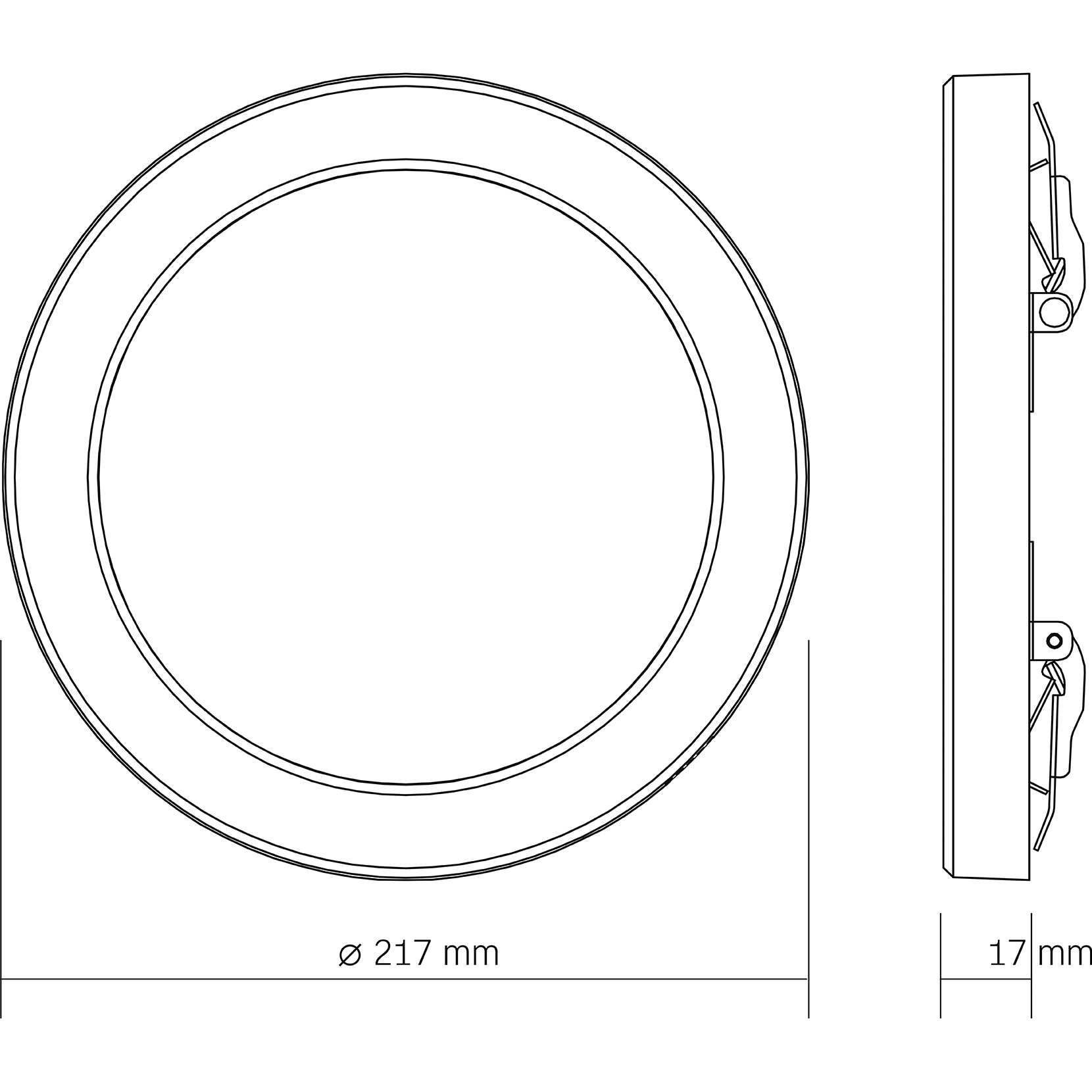 Светильник VIDEX Downlight VL-DL6R-18CW White 18W 3000-6500K