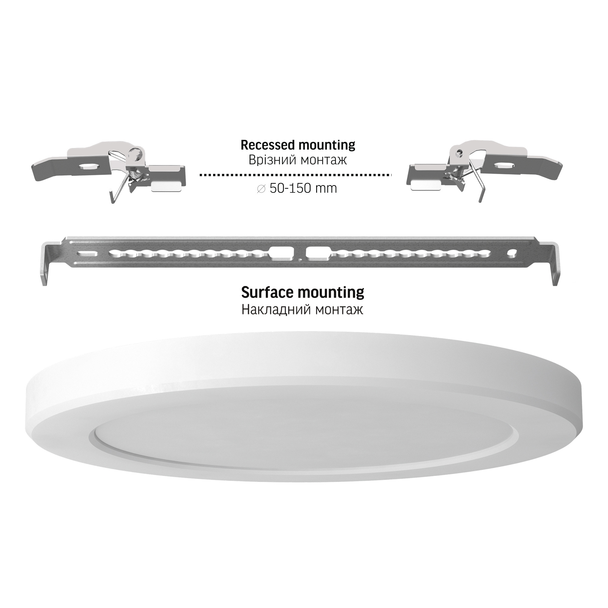 Светильник VIDEX Downlight VL-DL6R-18CW White 18W 3000-6500K