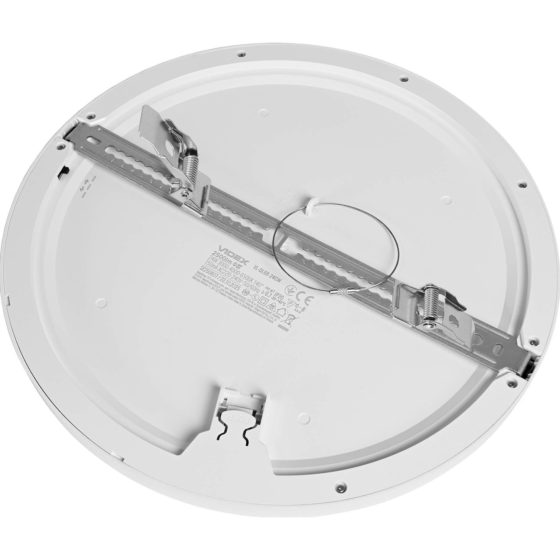 Светильник VIDEX Downlight VL-DL6R-24CW White 24W 3000-6500K