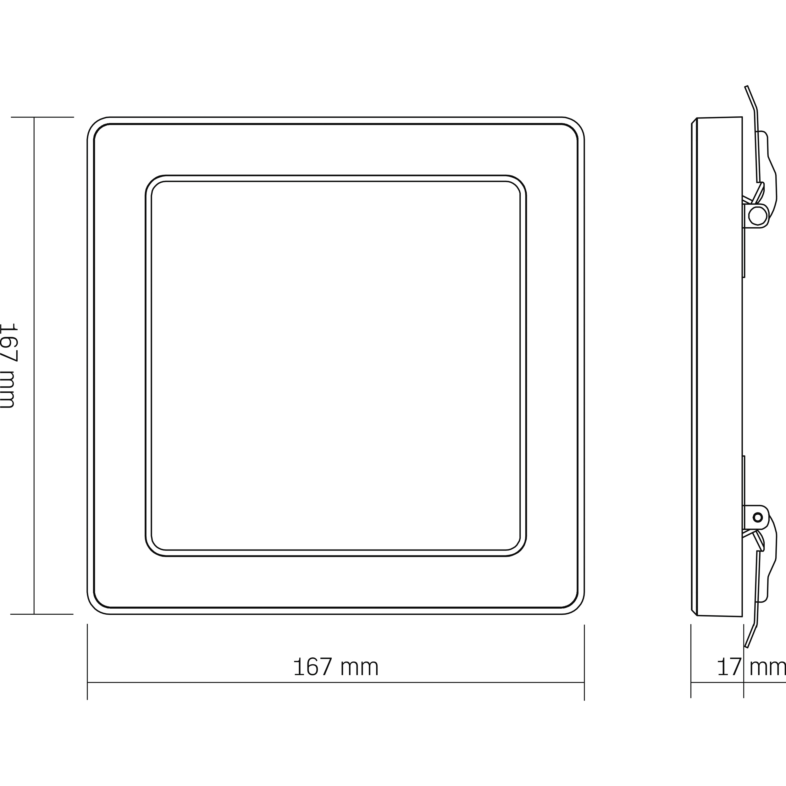 Светильник VIDEX Downlight VL-DL6S-12CW White 12W 3000-6500K