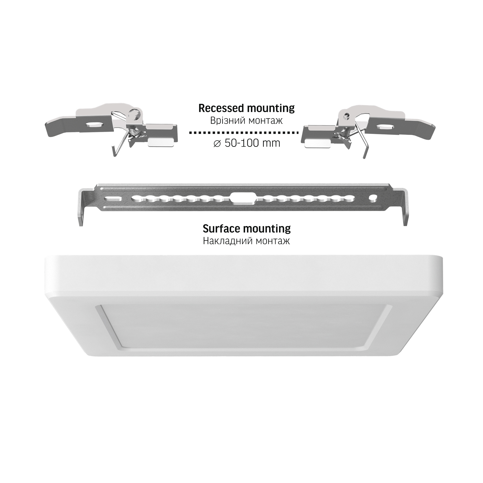 Светильник VIDEX Downlight VL-DL6S-12CW White 12W 3000-6500K