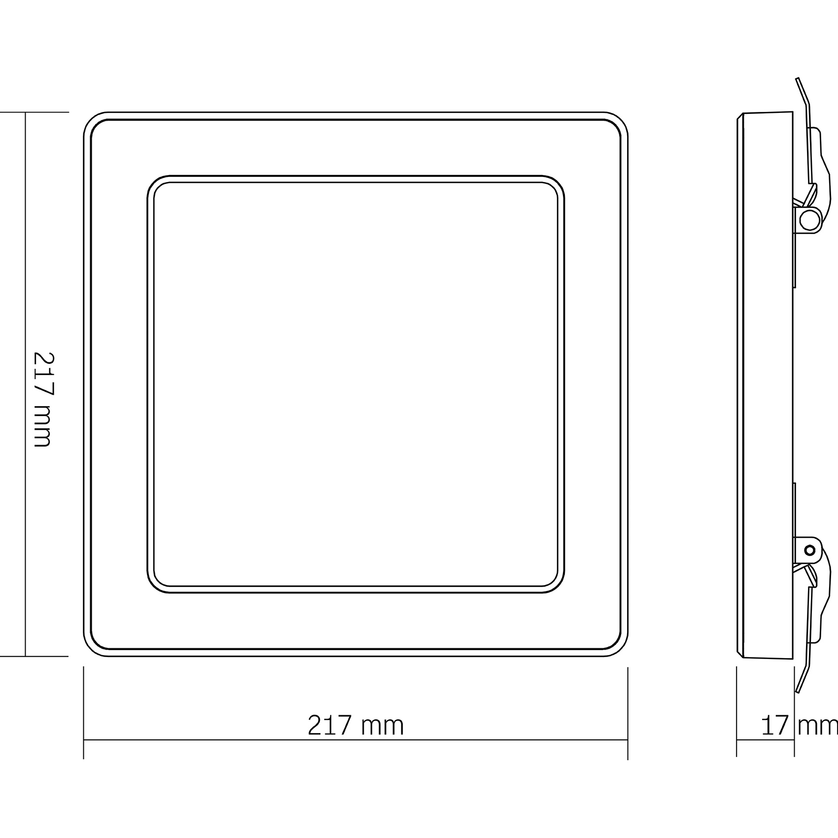Светильник VIDEX Downlight VL-DL6S-18CW 18W 3000-6500K
