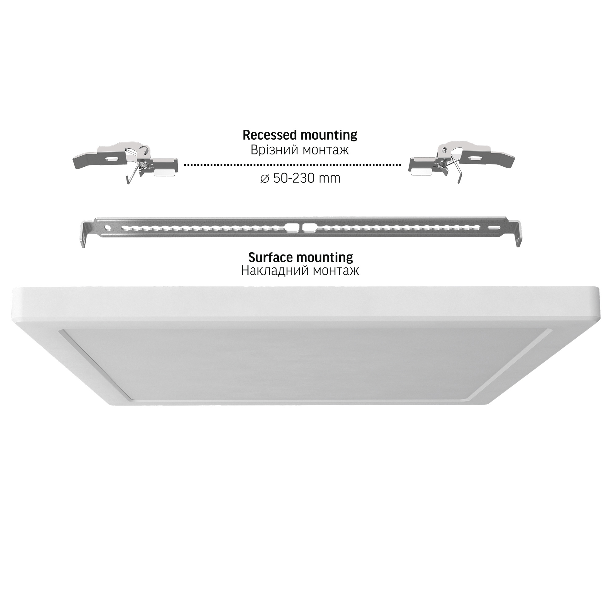 Светильник VIDEX Downlight VL-DL6S-24CW White 24W 3000-6500K