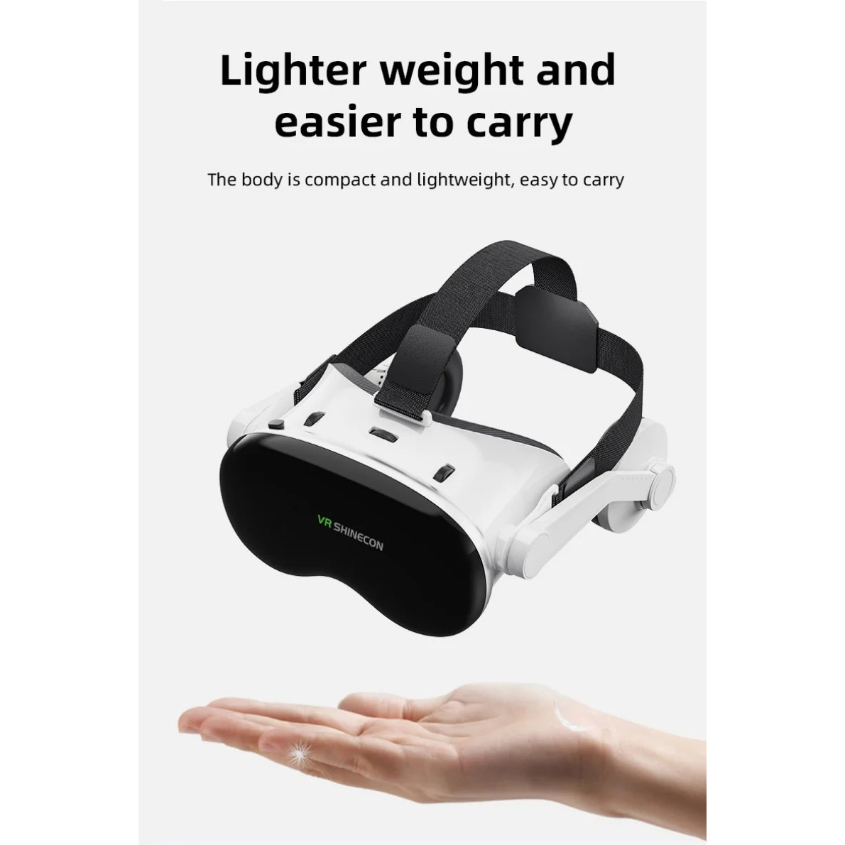 VR окуляри для смартфона з навушниками SHINECON SG-G18E White