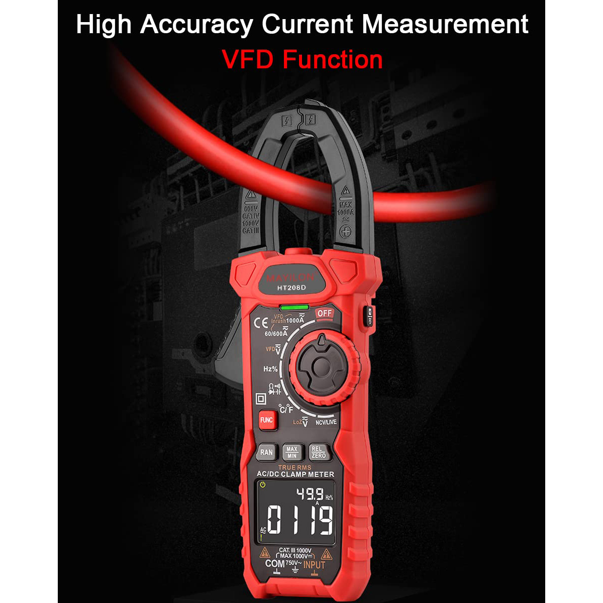 Токоизмерительные клещи MAYILON HT208D