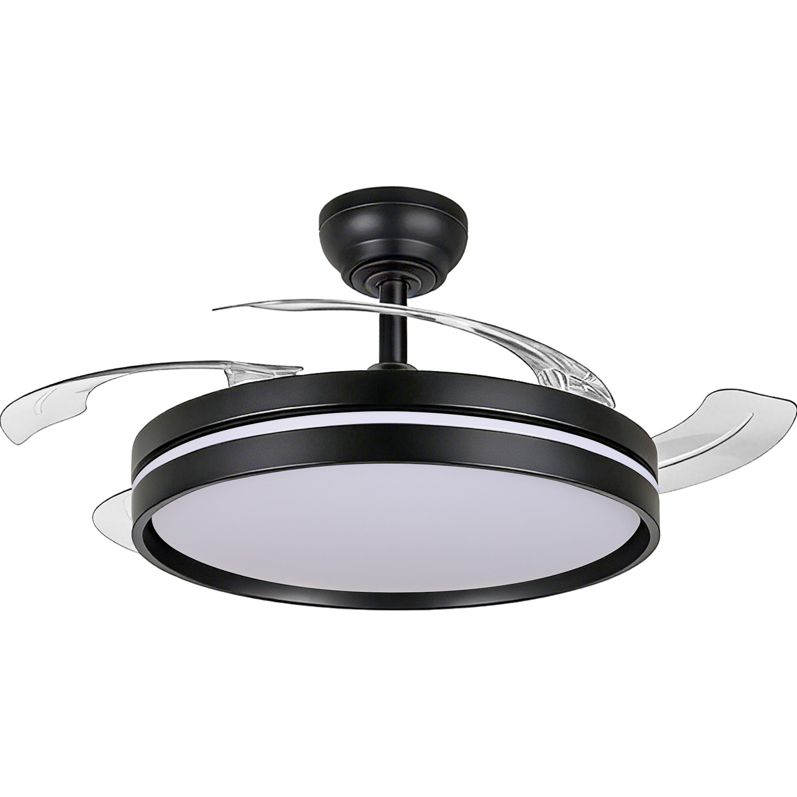 Светильник с вентилятором VIDEX VL-CLF06-60CB Black 60W 3000-6000K