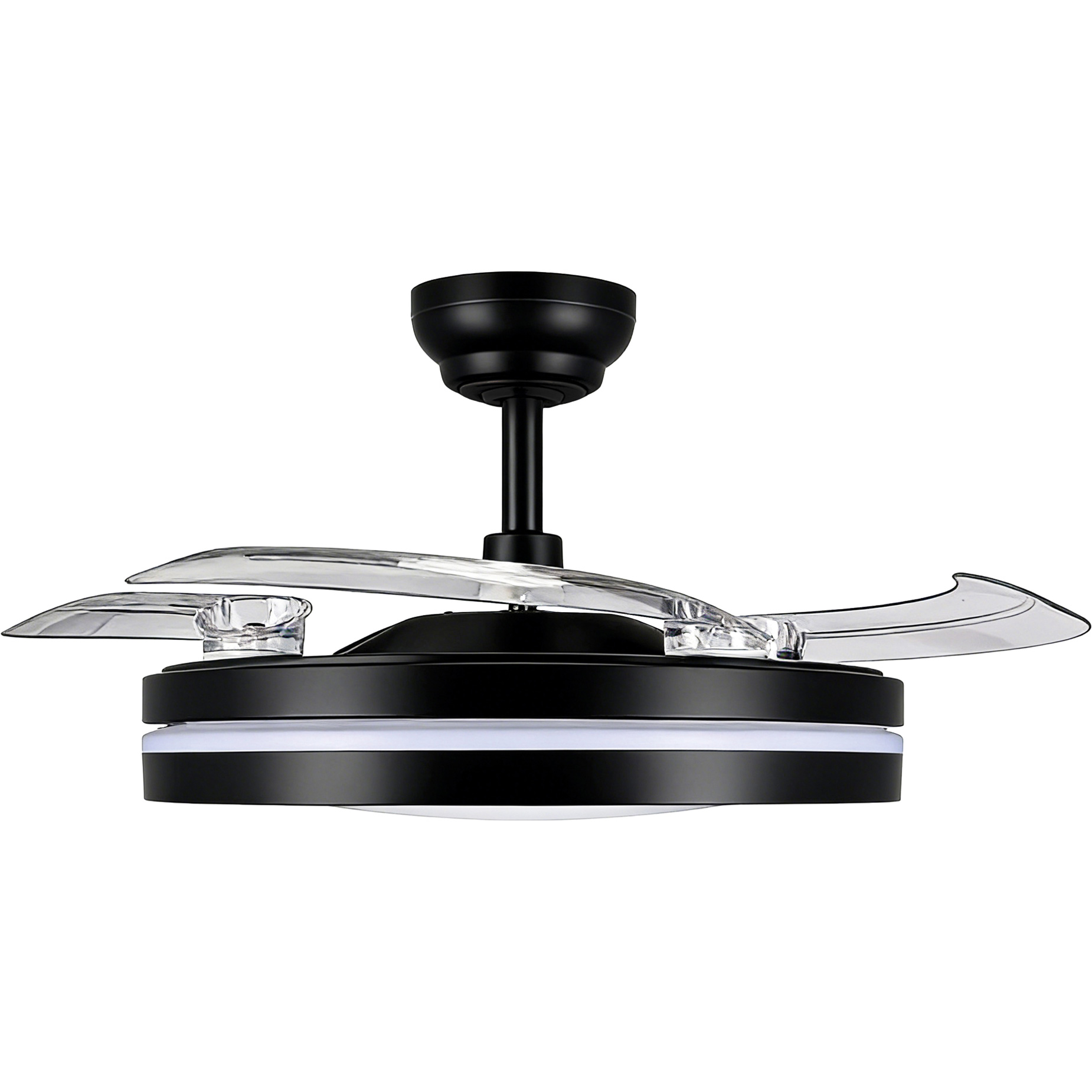 Светильник с вентилятором VIDEX VL-CLF06-60CB Black 60W 3000-6000K