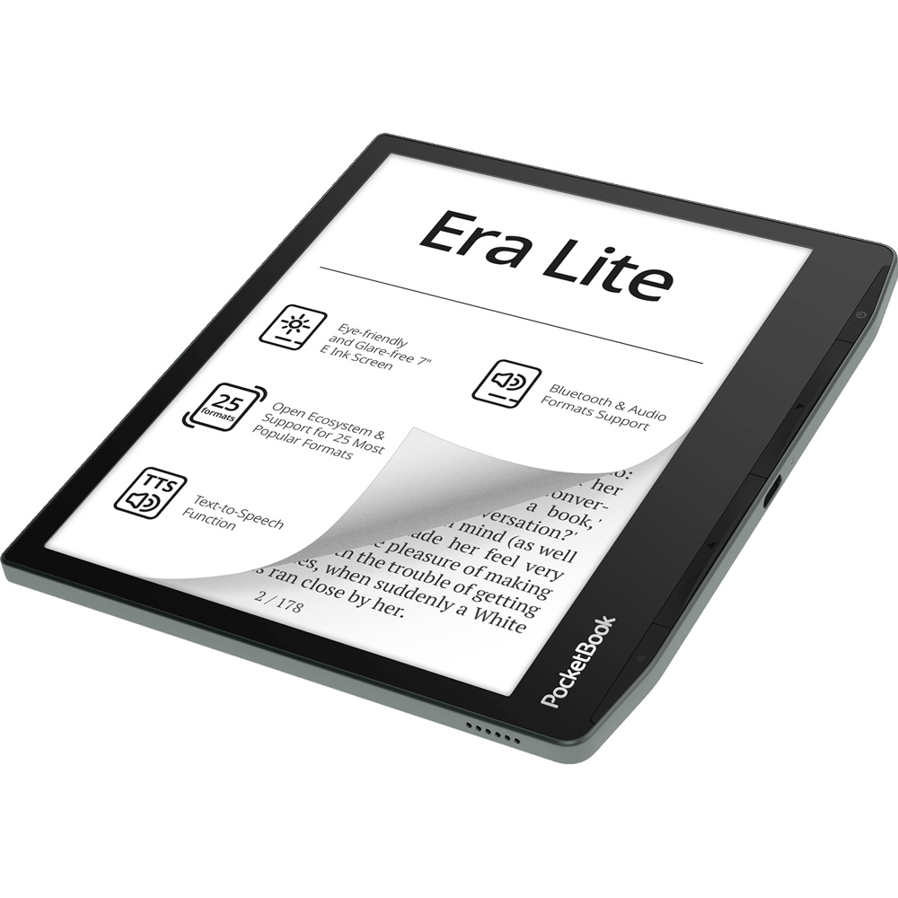Електронна книга POCKETBOOK 710 Era Lite Stone Green (PB710-9-WW)