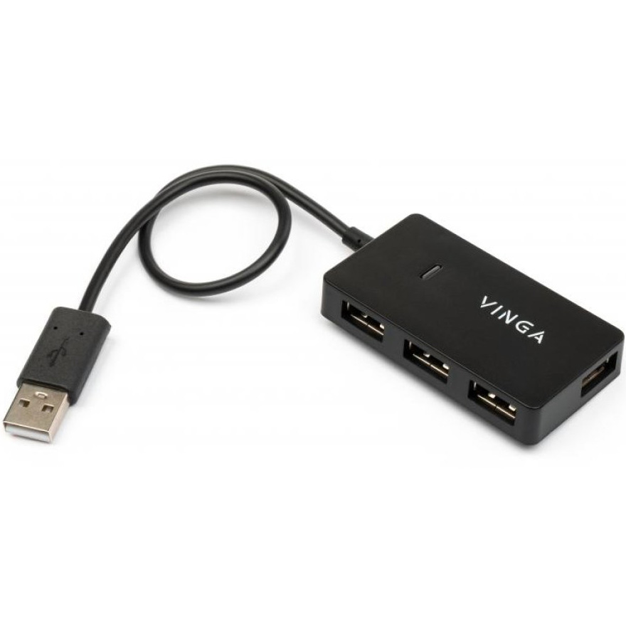 USB-хаб VINGA USB 2.0 to 4xUSB2.0 (VHA2A4N)