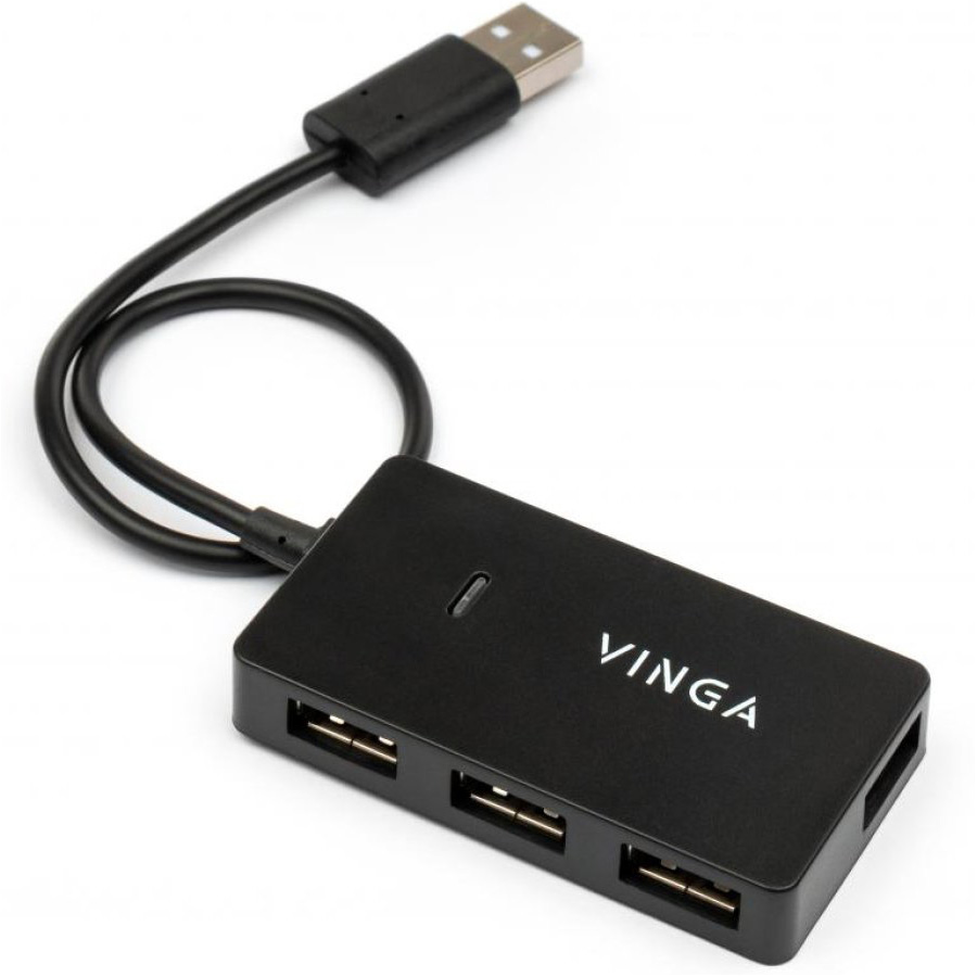 USB-хаб VINGA USB 2.0 to 4xUSB2.0 (VHA2A4N)