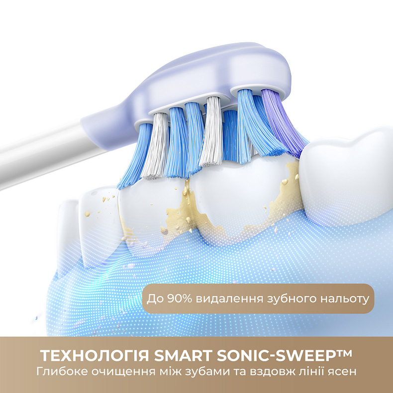 Електрична зубна щітка MOVA Fresh 20 Sensus White (ATS25B-WH)