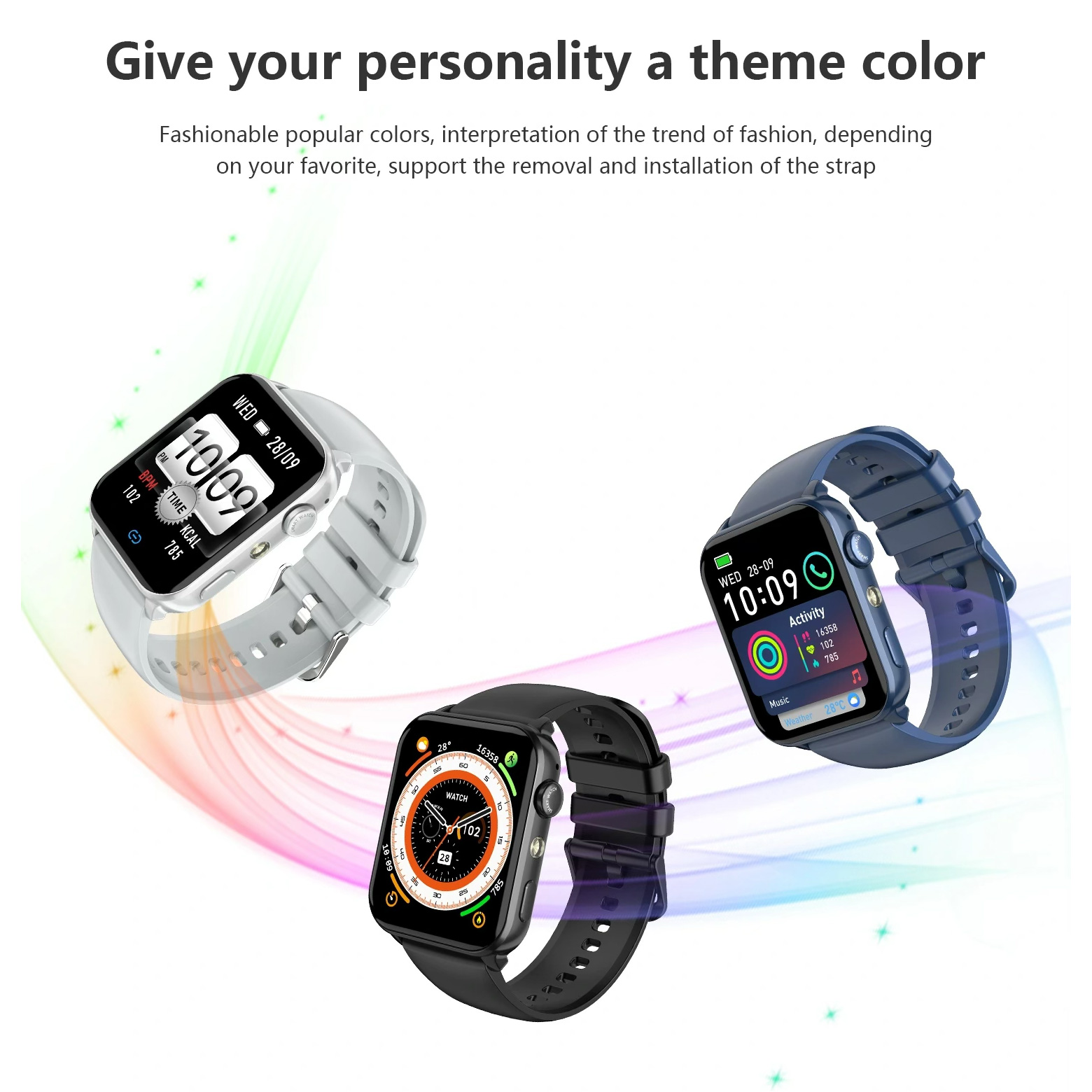 Смарт-часы BLACKVIEW R30 Max Blue