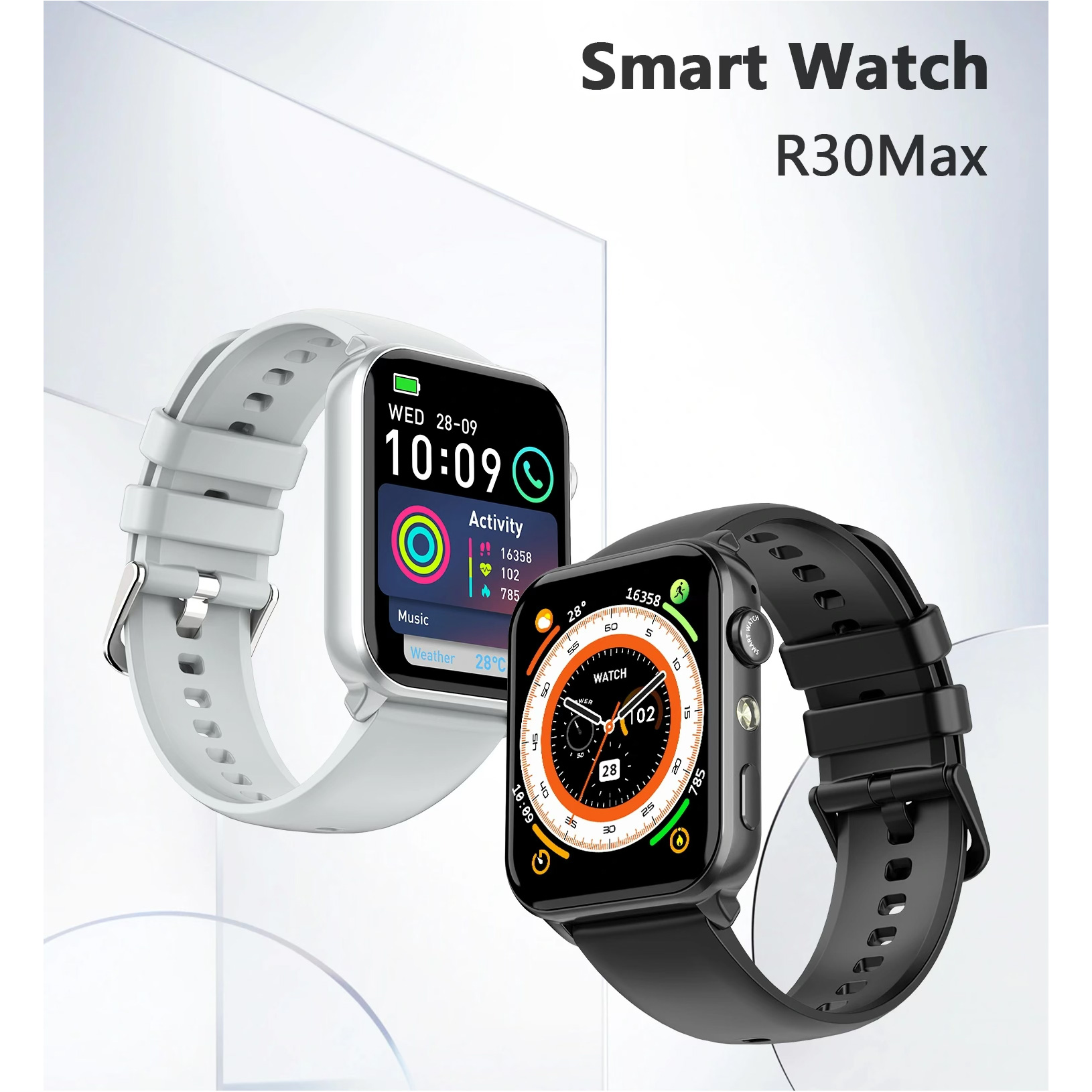 Смарт-часы BLACKVIEW R30 Max Silver