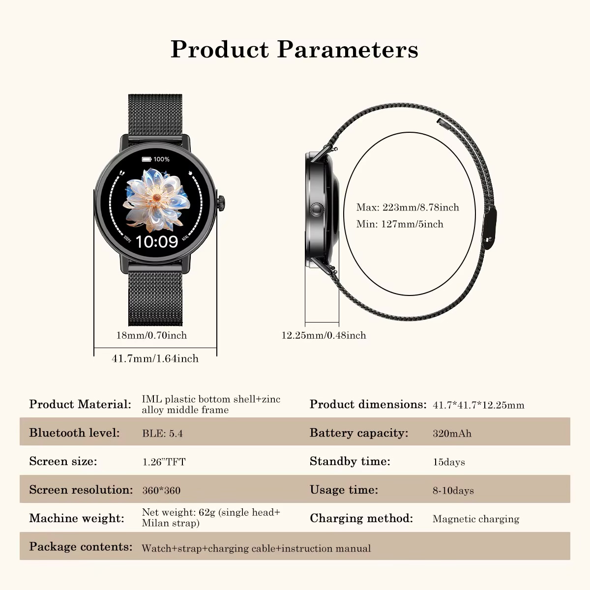 Смарт-часы BLACKVIEW X30 Silver