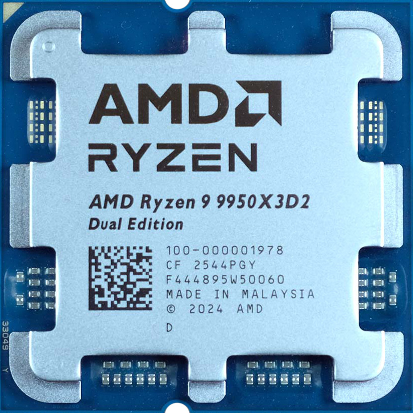 Процесор AMD Ryzen 9 9950X3D2 4.3GHz AM5 Tray (100-000001978)
