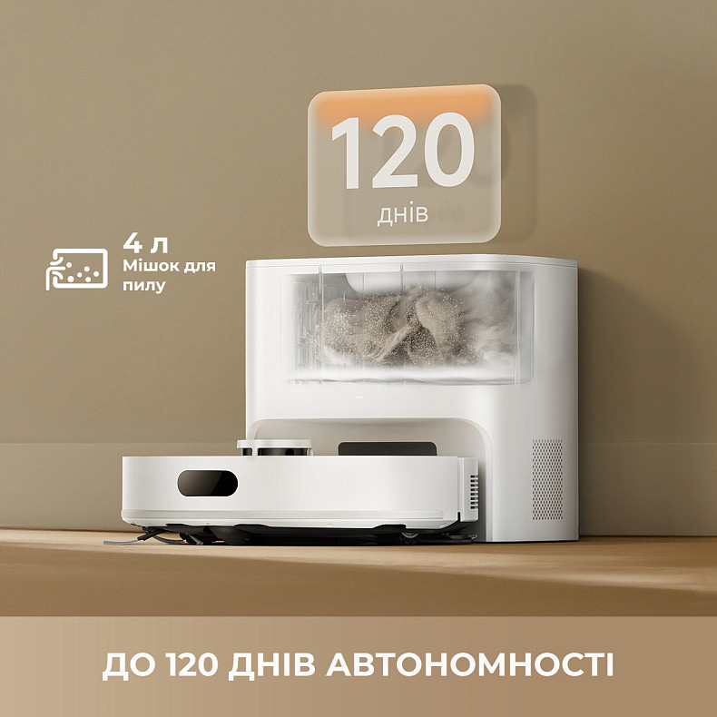 Робот-пилосос DREAME F20 Plus White (RLF41GD-WH)