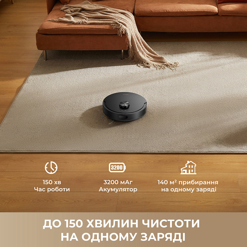 Робот-пилосос DREAME F20 Plus White (RLF41GD-WH)