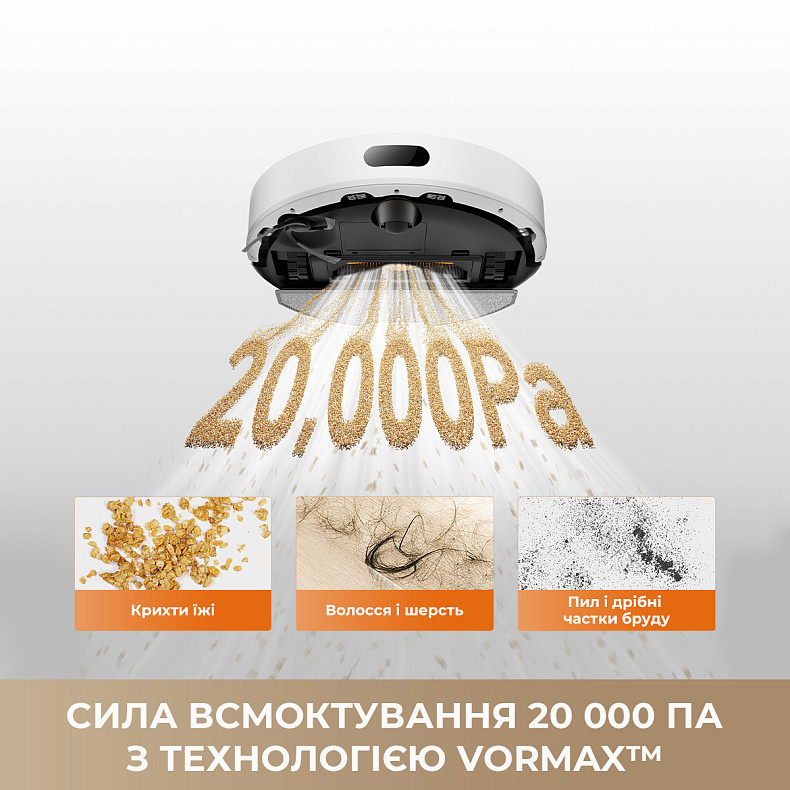 Робот-пилосос DREAME F20 White (RLF41GA-WH)