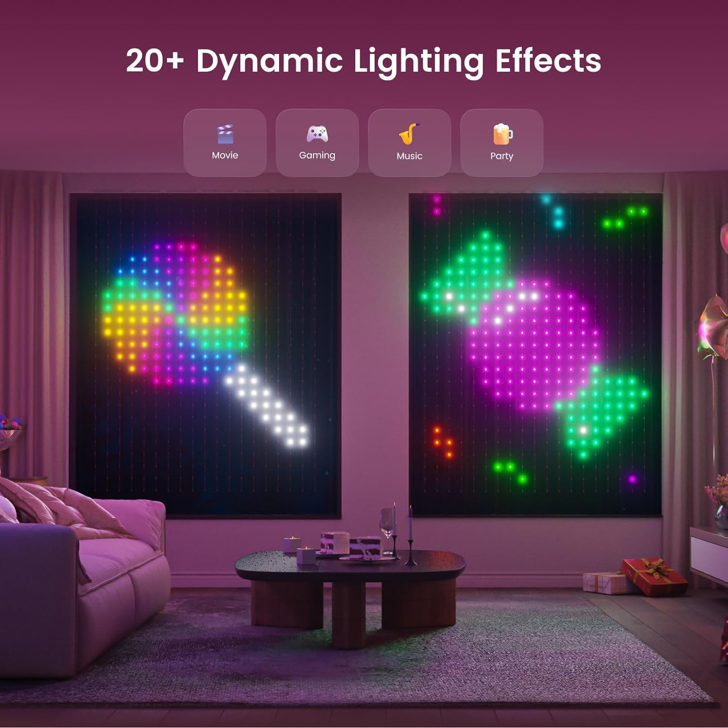 Smart LED гірлянда YEELIGHT Curtain Light Strip IP65 Transparent Wire