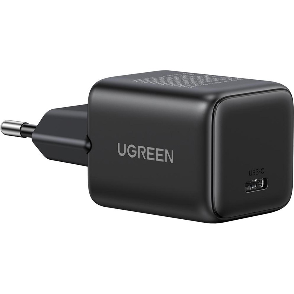 Зарядний пристрій UGREEN X513 30W USB-C QC4.0 PD3.0 GaN Fast Charger Black (65007)