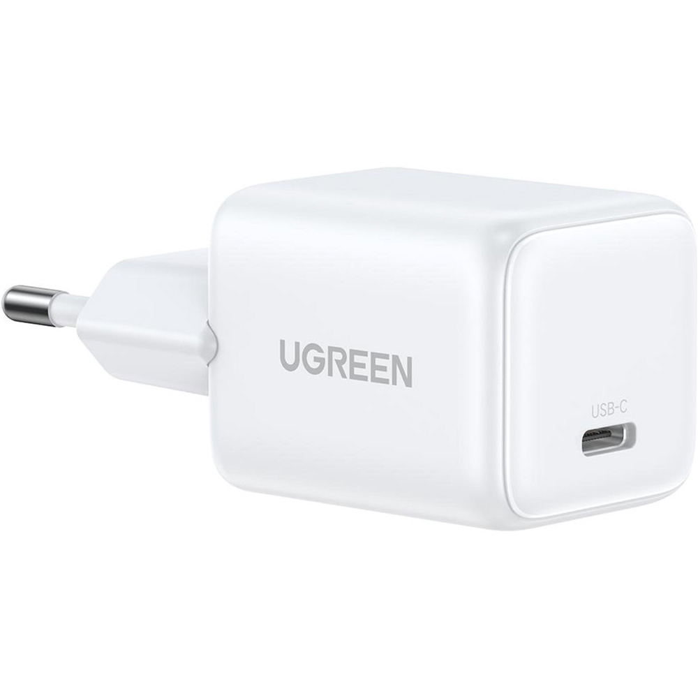 Зарядний пристрій UGREEN X513 30W USB-C QC4.0 PD3.0 GaN Fast Charger White (65009)
