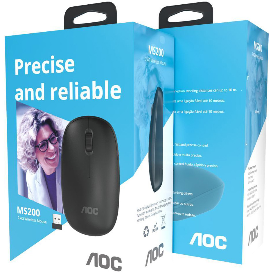 Мышь AOC MS200 Black