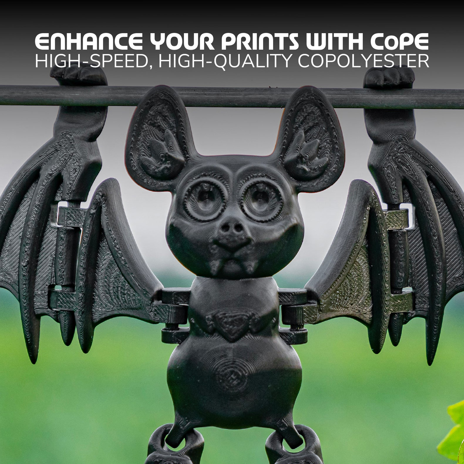 Пластик (філамент) для 3D принтера POLYMAKER Panchroma CoPE 1.75mm, 1кг, Black (CA14001)