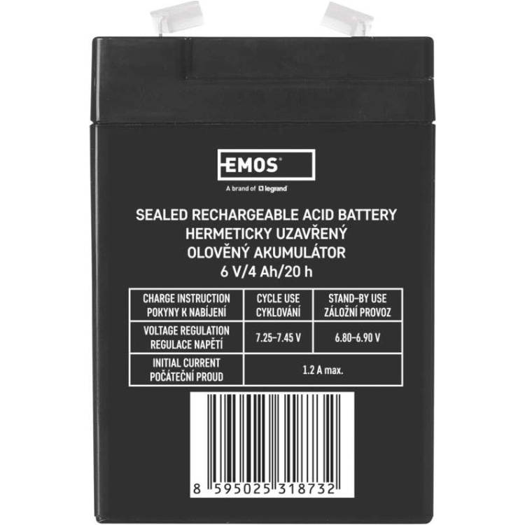 Аккумуляторная батарея EMOS B9641 (6В, 4Ач)