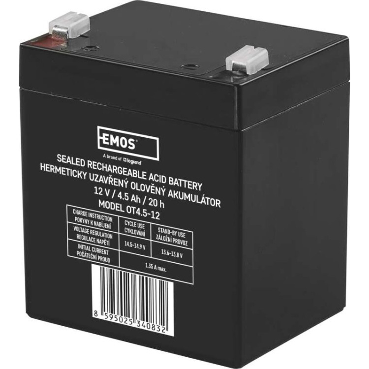 Аккумуляторная батарея EMOS B9653 (12В, 4.5Ач)