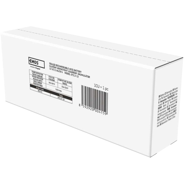 Аккумуляторная батарея EMOS B9672 (12В, 2.2Ач)
