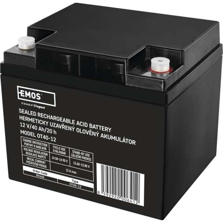 Аккумуляторная батарея EMOS B9684 (12В, 40Ач)