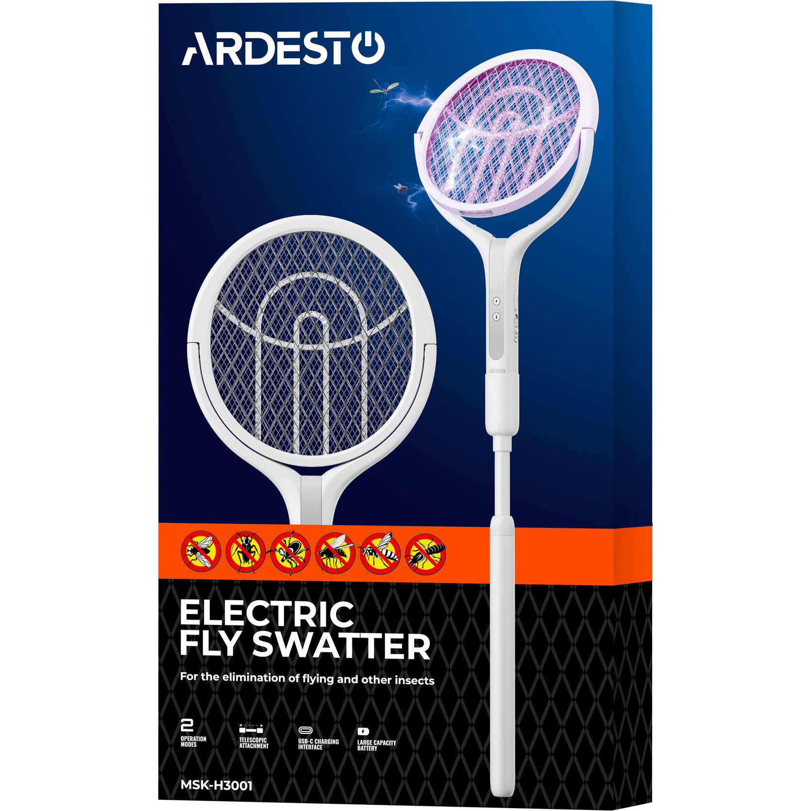 Мухобойка электрическая ARDESTO MSK-H3001