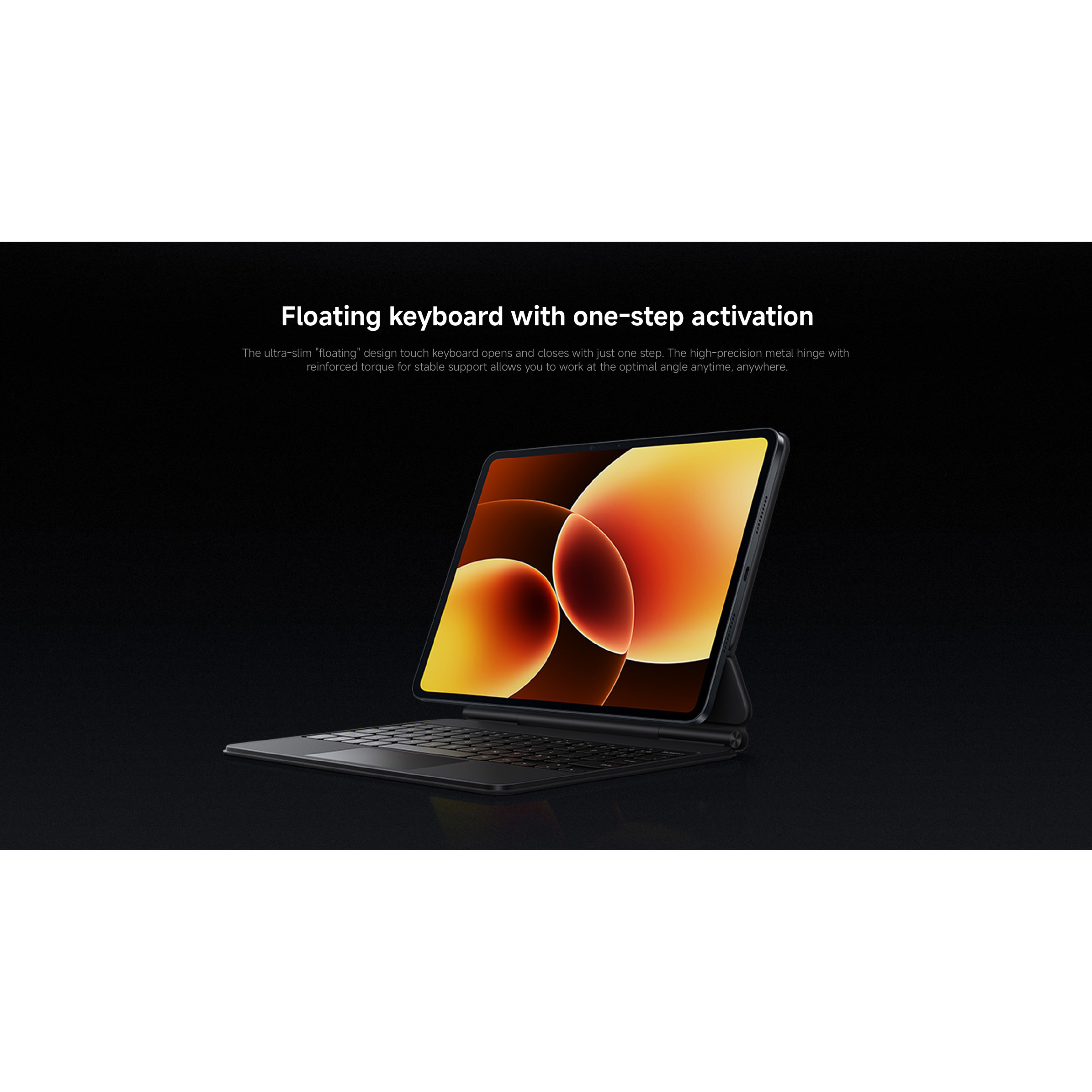 Чохол-клавіатура для планшета XIAOMI Pad 8/8 Pro Focus Keyboard Gray