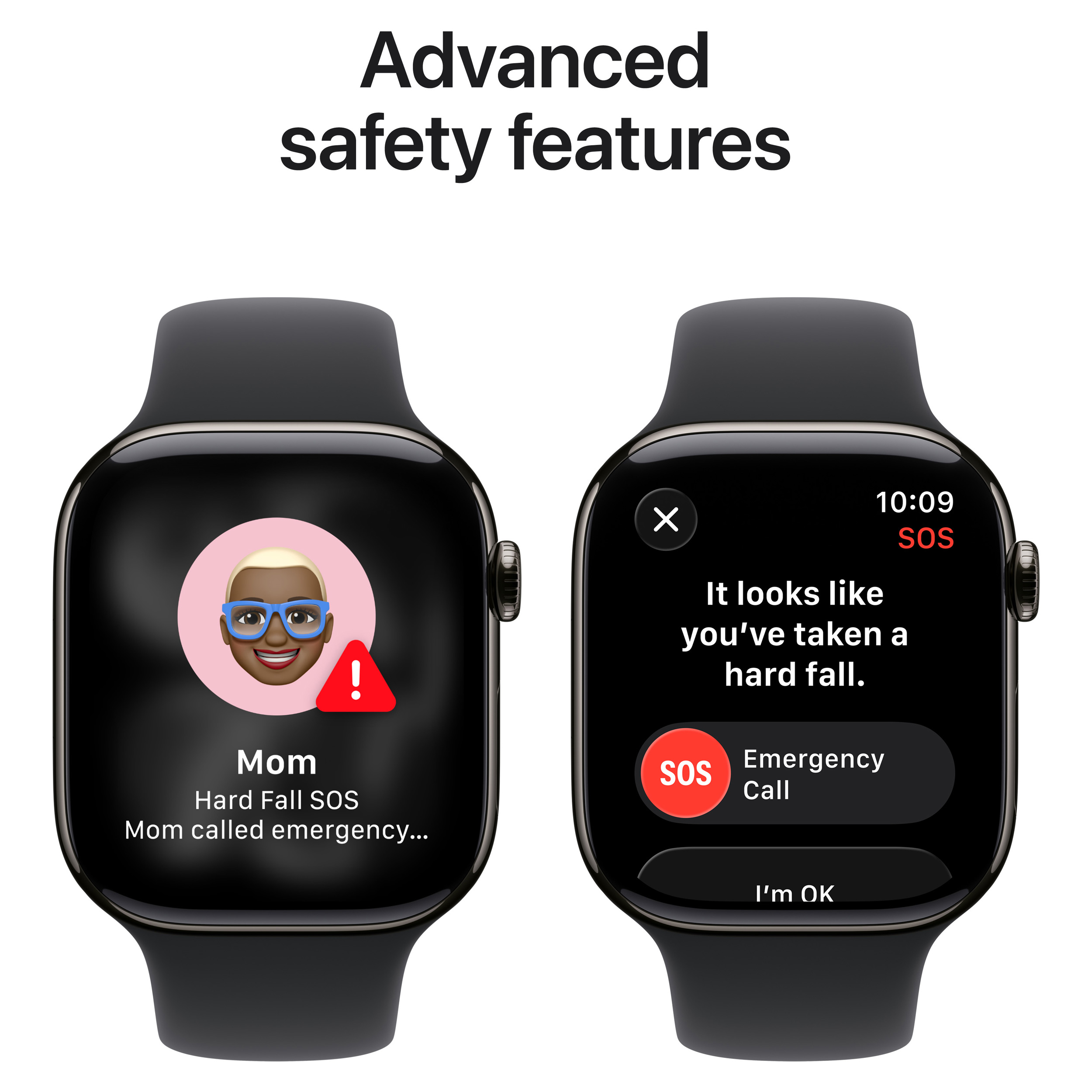 Смарт-годинник APPLE Series 11 GPS + Cellular 46mm Slate Titanium Case with Black Sport Band S/M (MFD14RK/A)