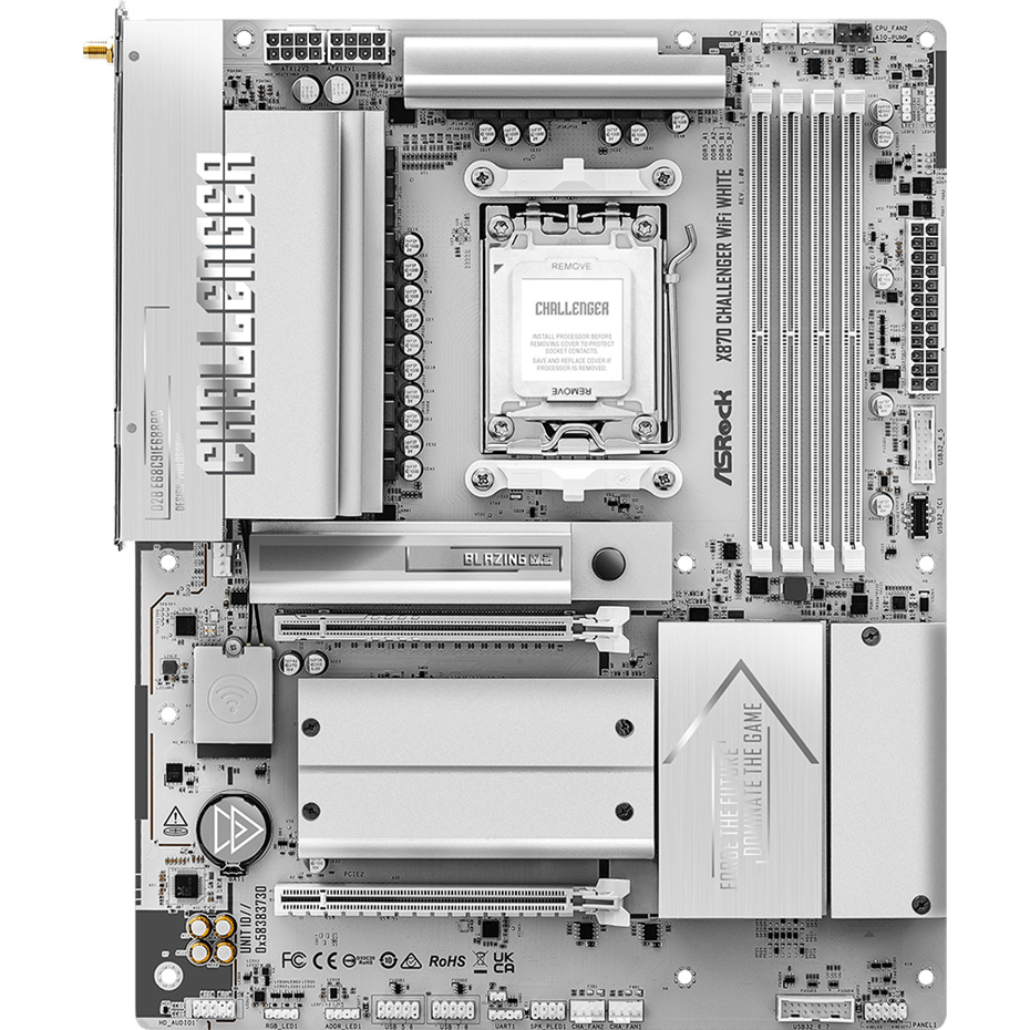 Материнская плата ASROCK X870 Challenger WiFi White