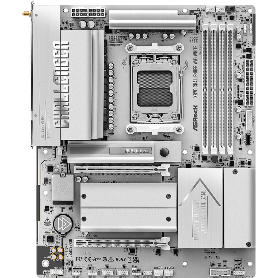Материнская плата ASROCK X870 Challenger WiFi White